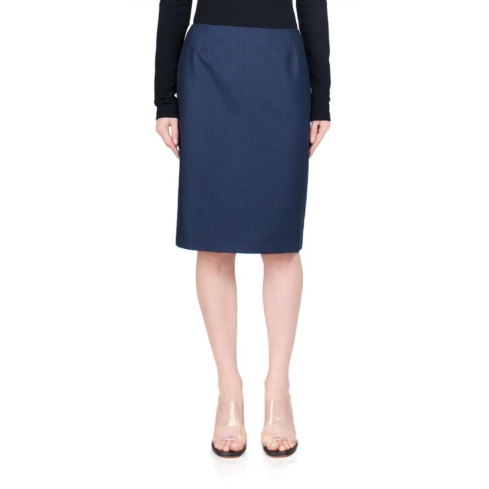 NEW MARYAM NASSIR ZADEH pencil cut density skirt in royal blue